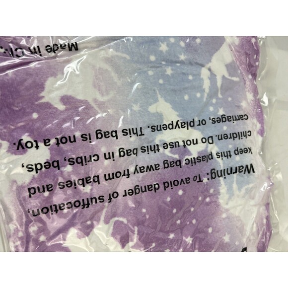 Doctor Unicorn Soft Unicorn Purple No Hooded Bathrobe Sleepwear 4T-5T - Picture 5 of 5